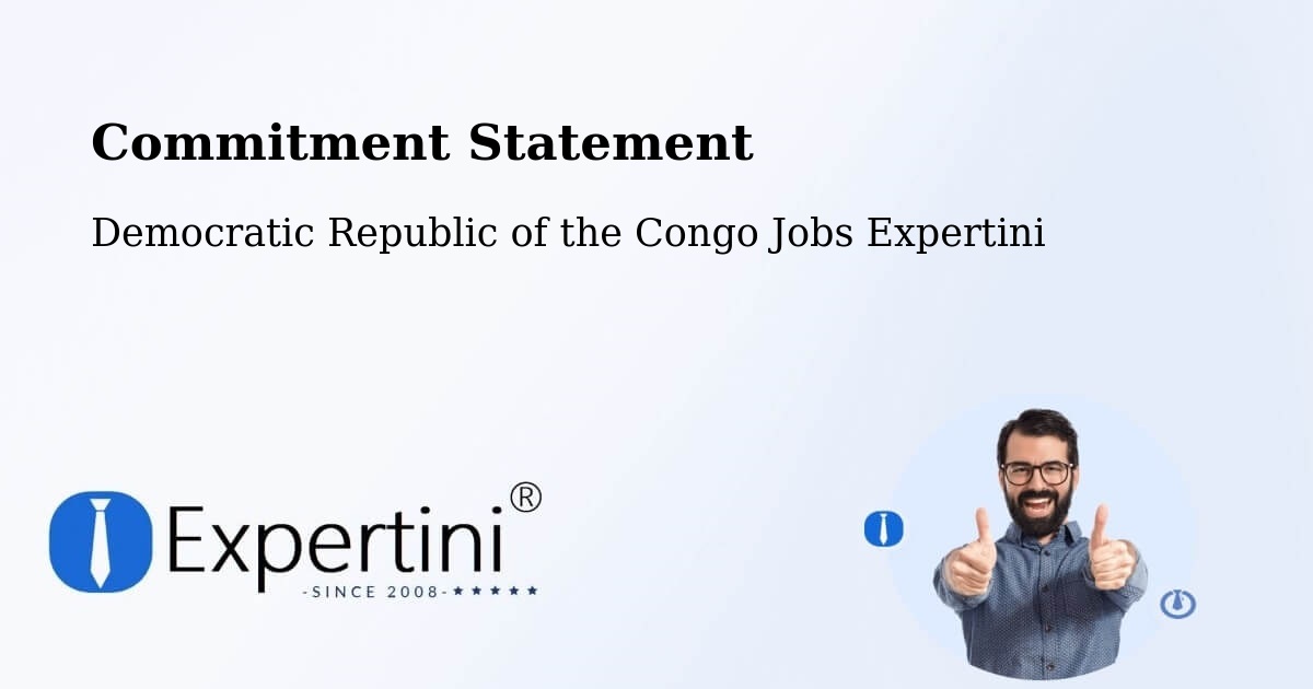 Corporate Commitment – Isiro - Democratic Republic of the Congo Jobs Expertini